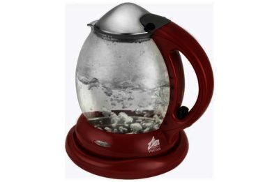 Visicook Powerboil Glass Kettle - Red